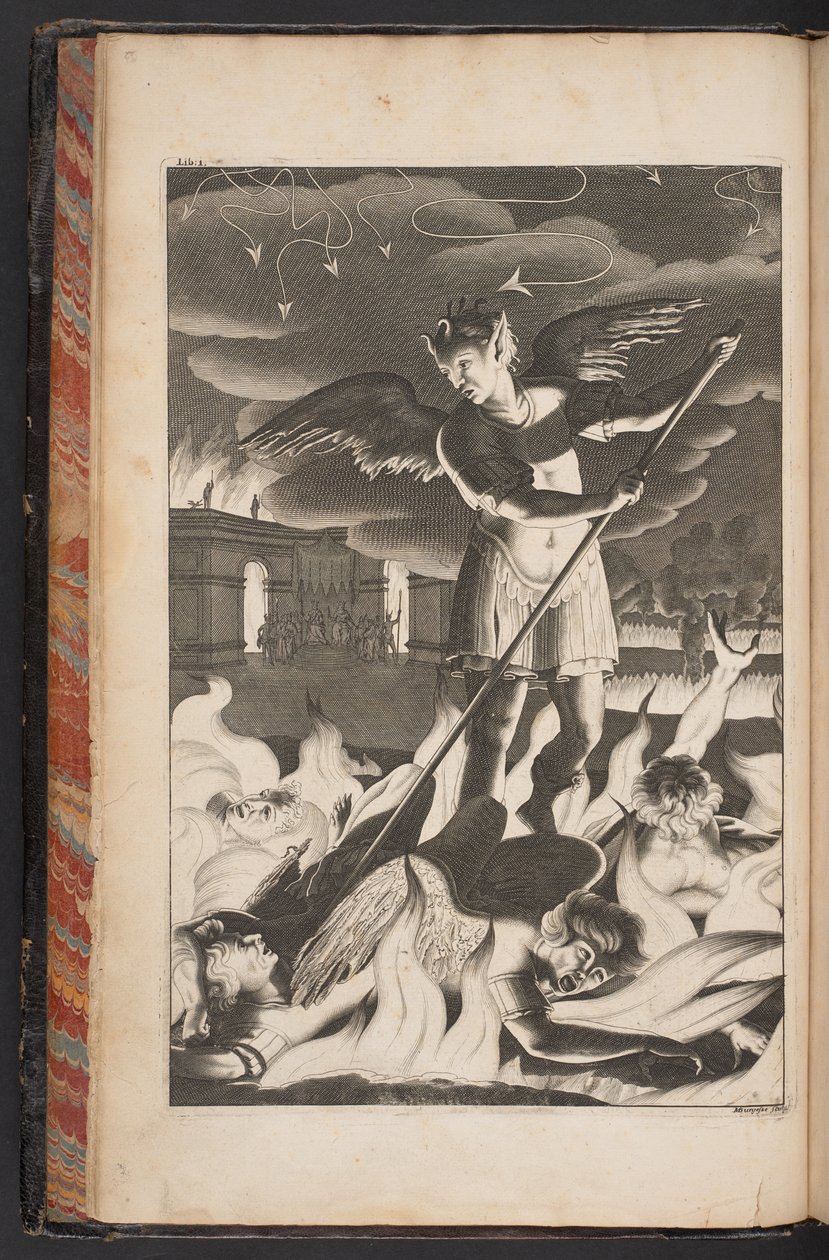 Satan from Paradise Lost by John Milton by English School