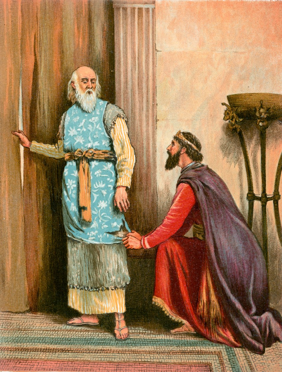 Saul and Samuel by English School