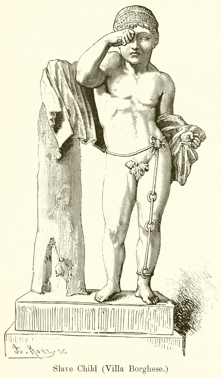 Slave Child (Villa Borghese) by English School