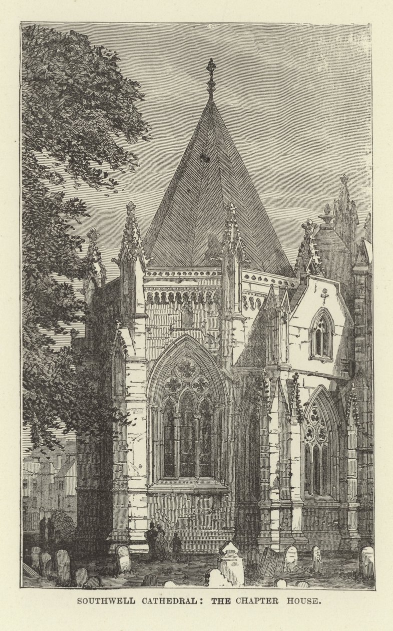 Southwell Cathedral, the Chapter House by English School