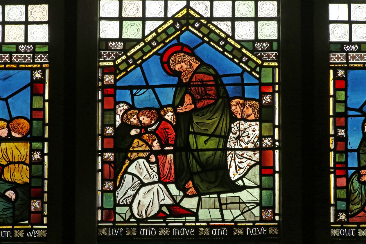 St Paul Preaching at Athens by English School