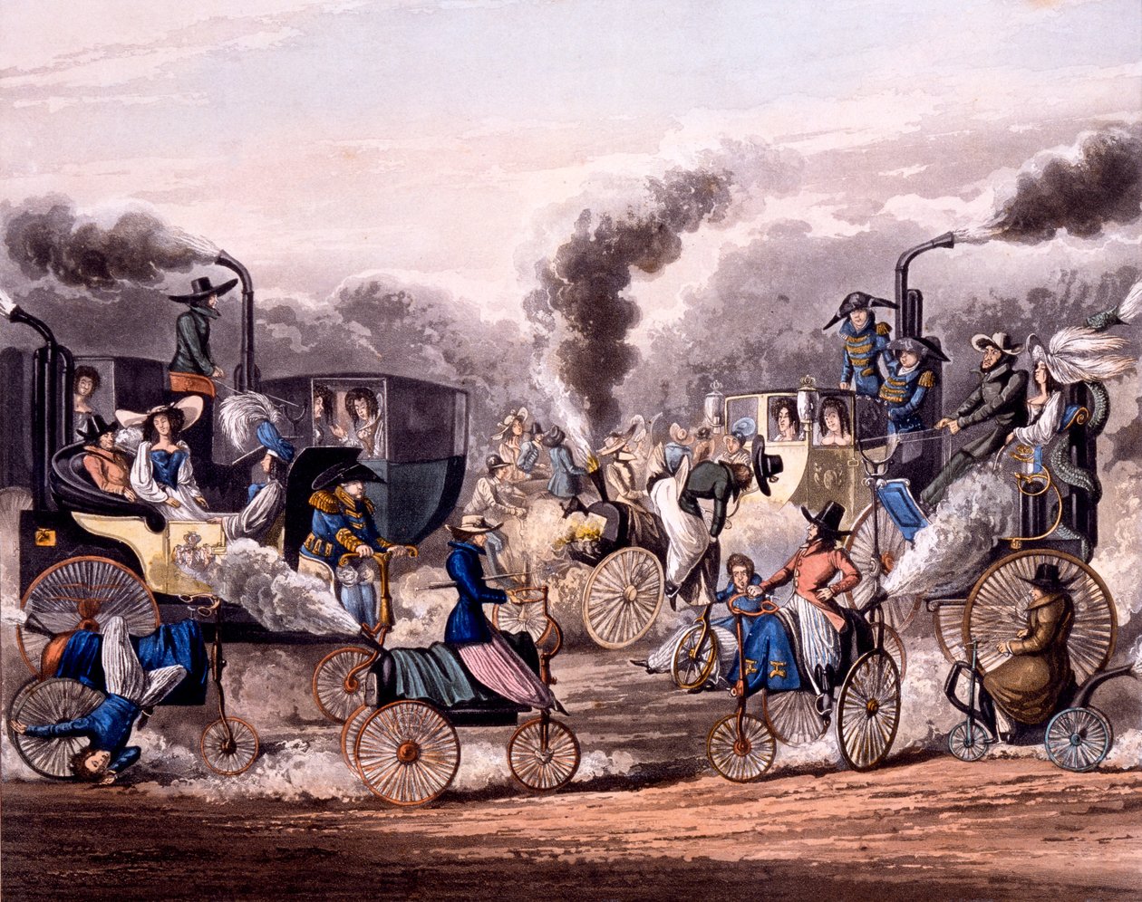Steam-powered vehicles by English School