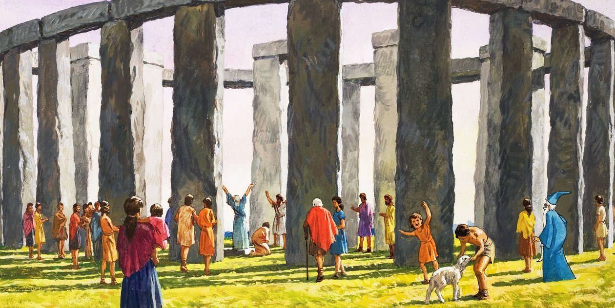 Stonehenge by English School