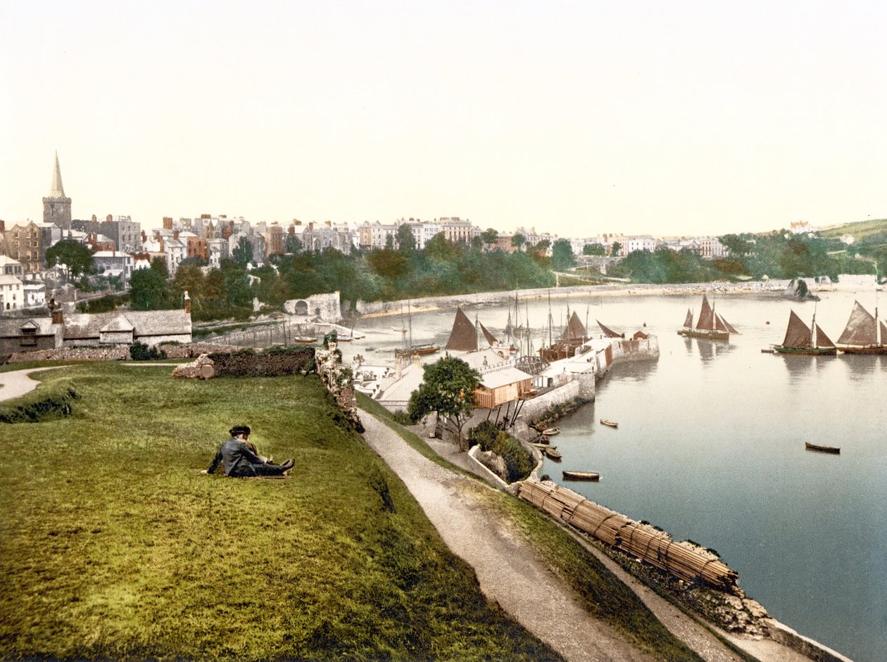 Tenby Harbour by English School