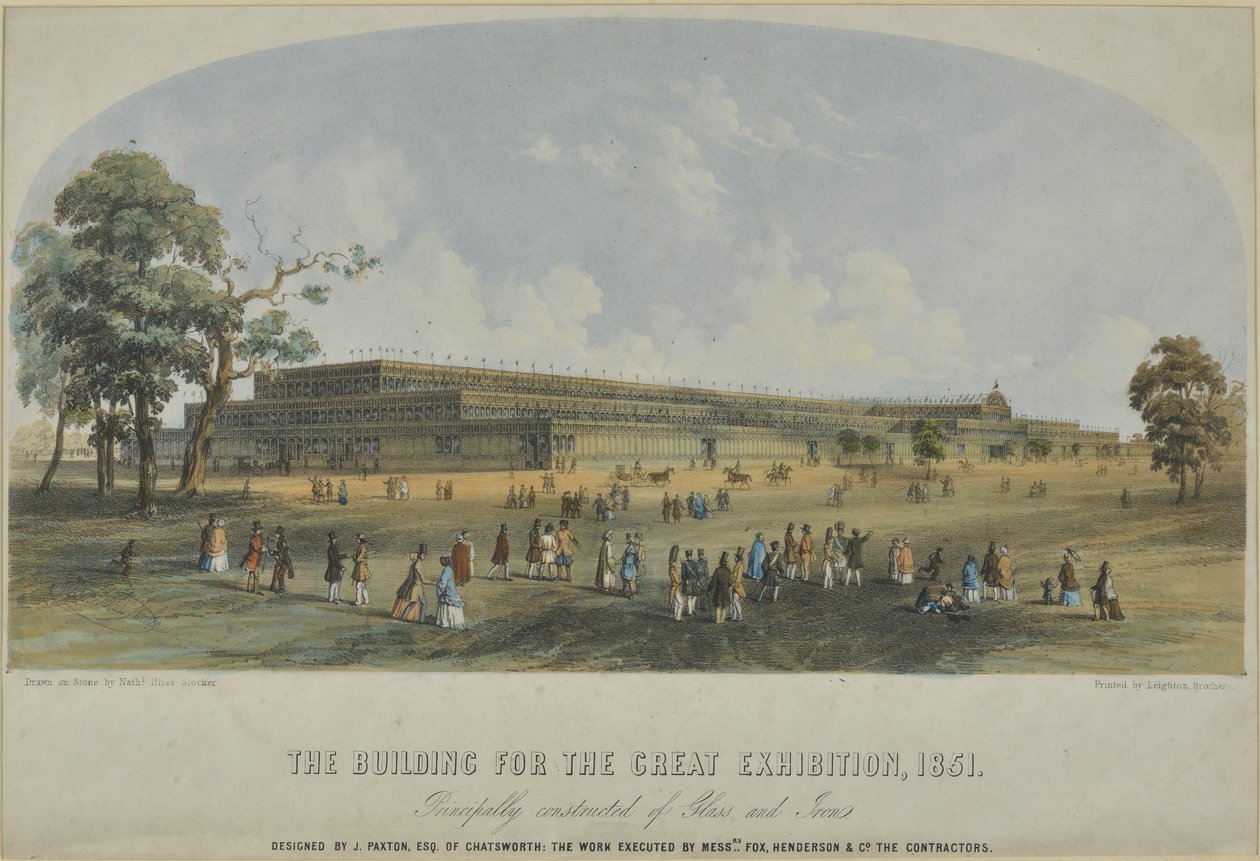 The Building for the Great Exhibition by English School