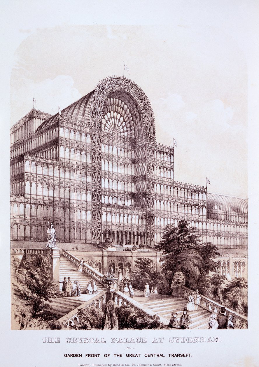 The Crystal Palace at Sydenham by English School