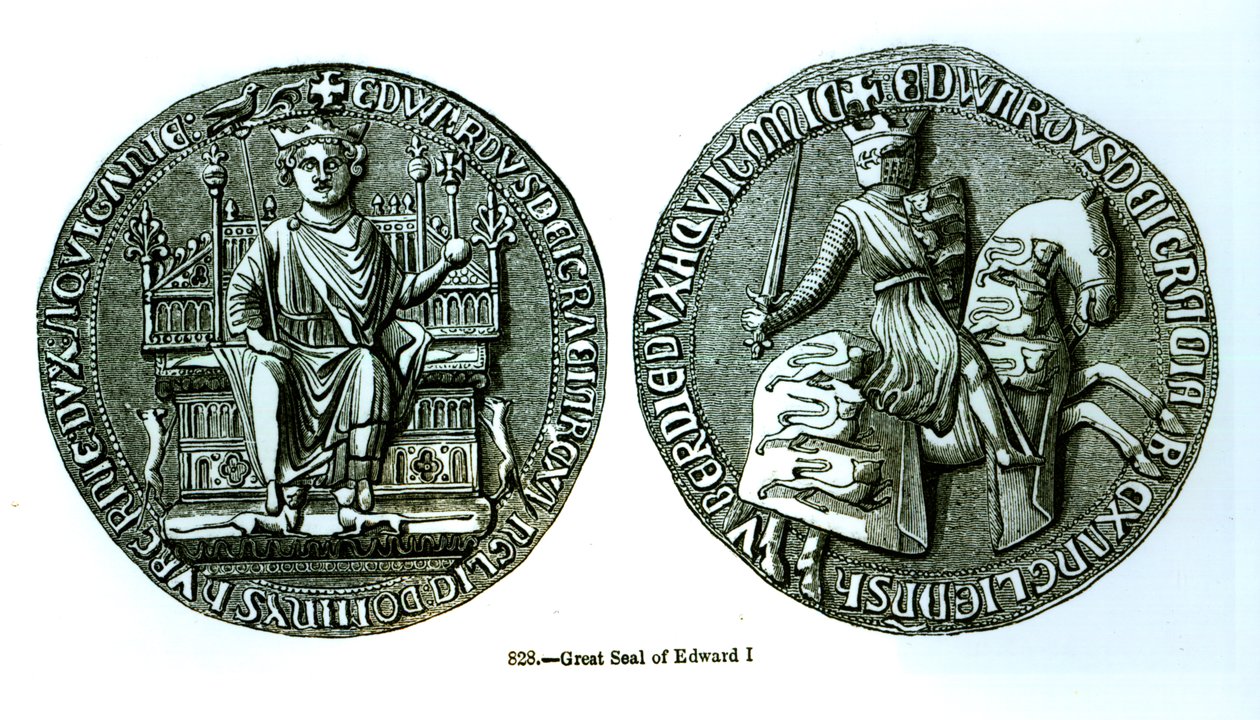 The Great Seal of Edward I by English School
