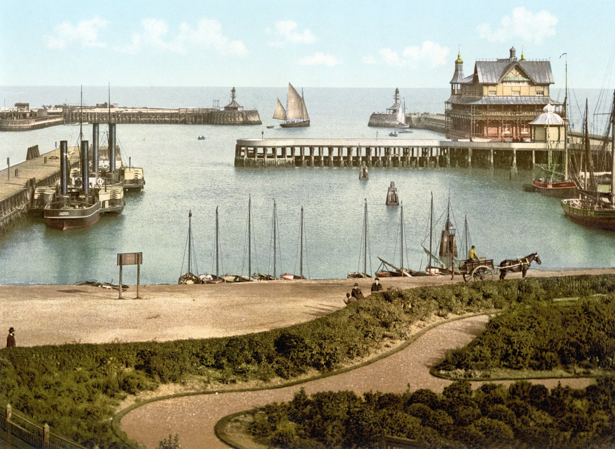 The Harbour, Lowestoft by English School