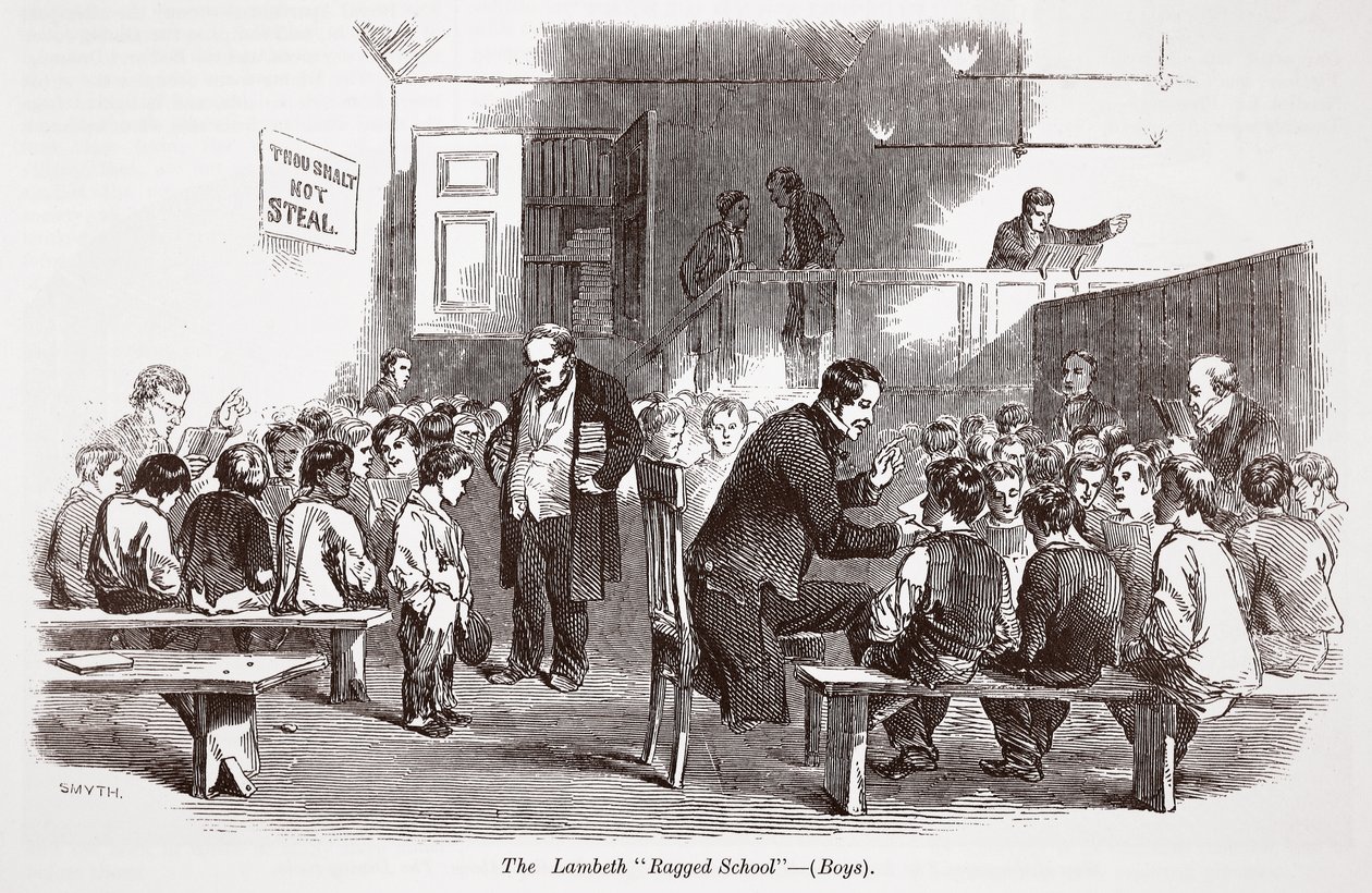 The Lambeth Ragged School (boys) by English School