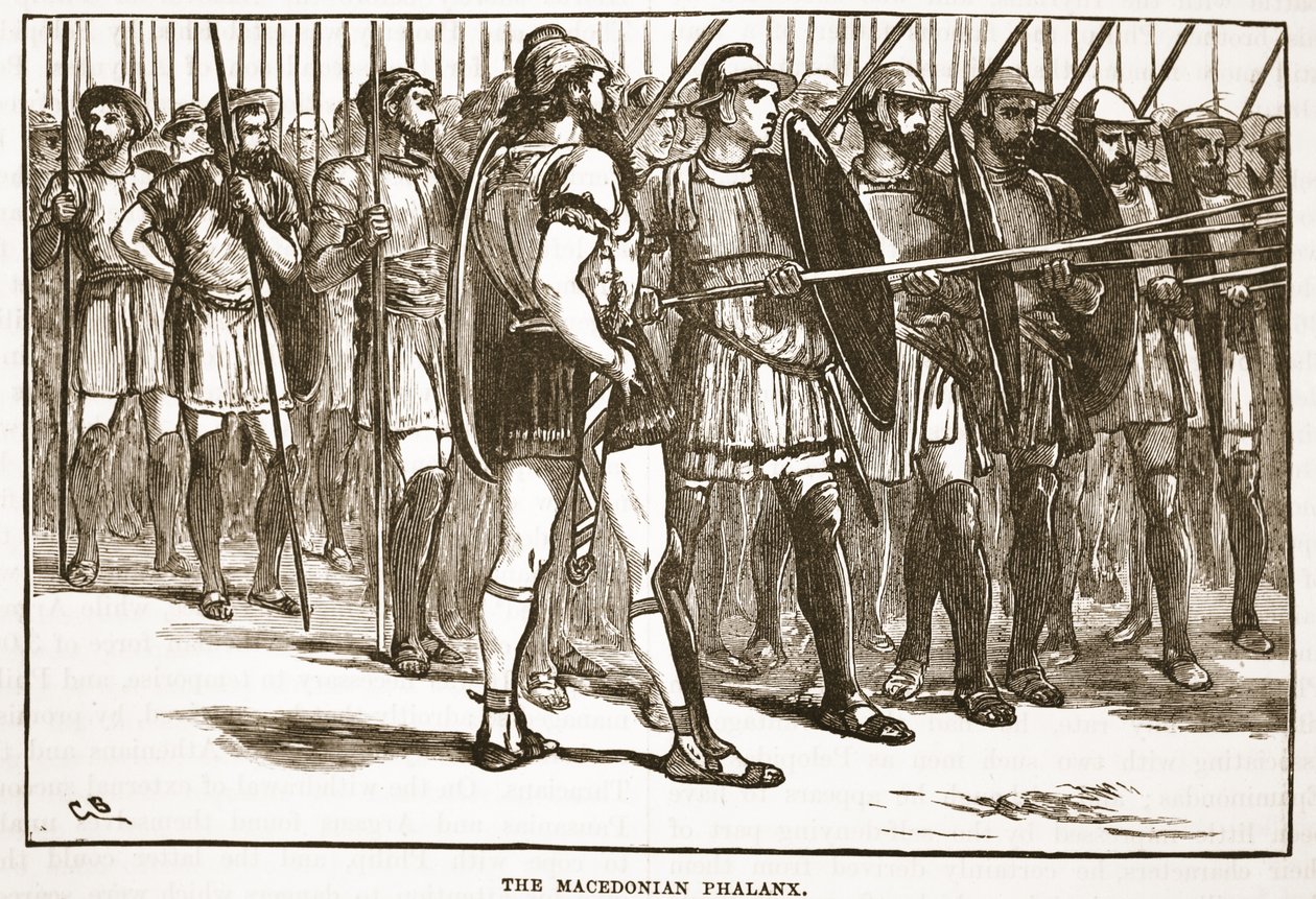 The Macedonian Phalanx by English School