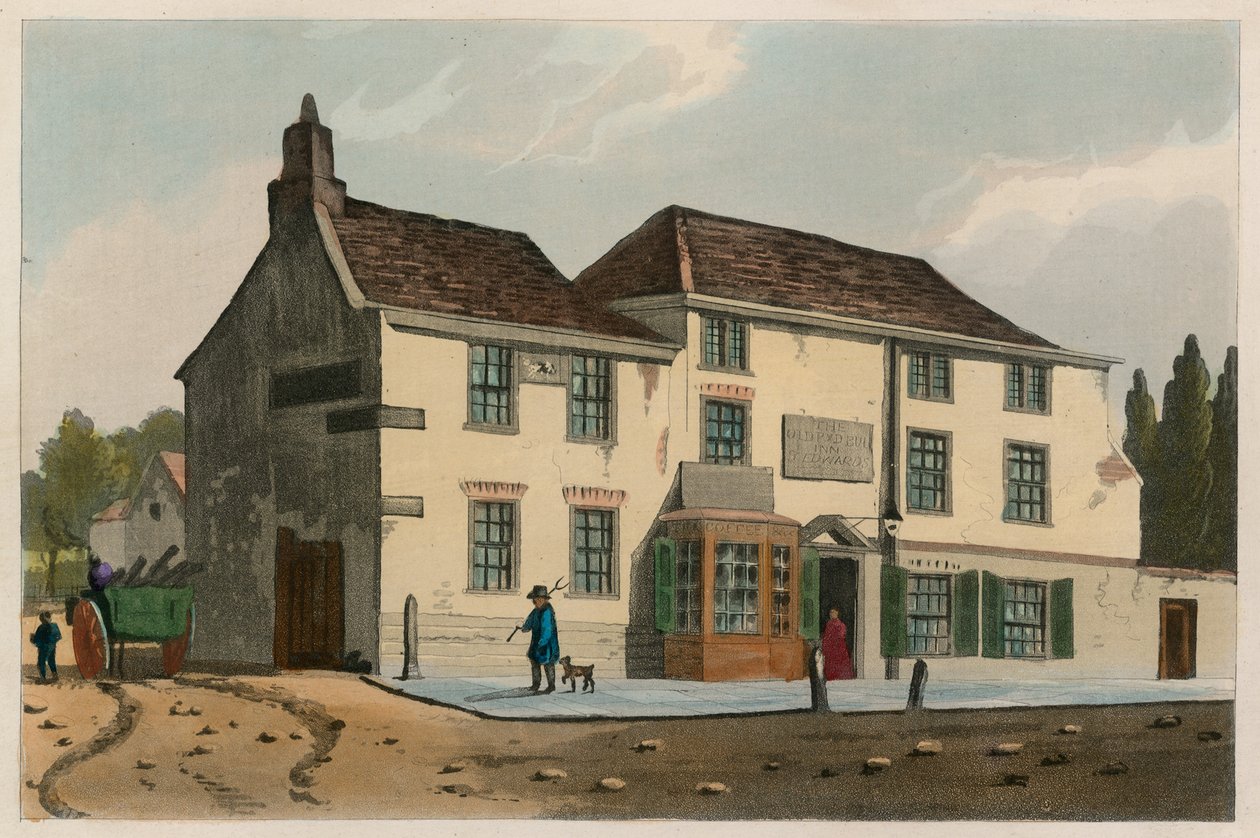 The Old Pied Bull Inn, Islington by English School