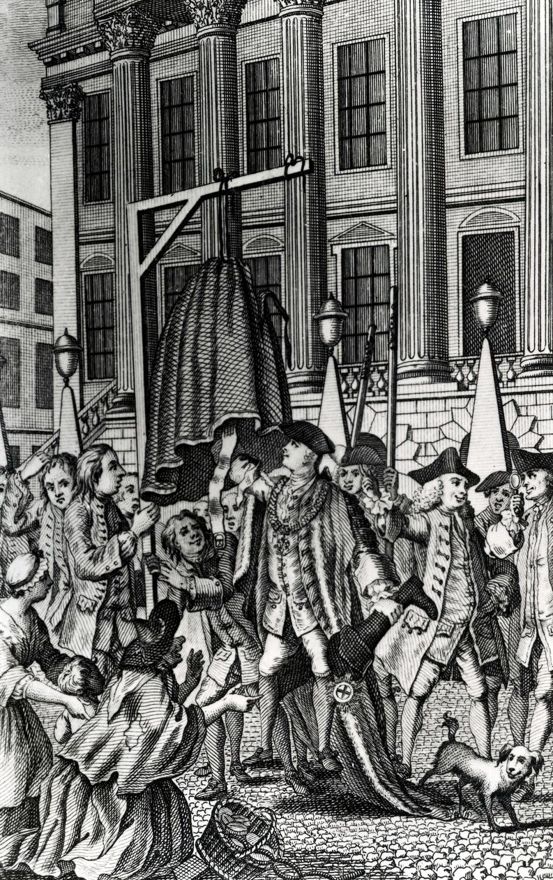 The Rape of the Petticoat by English School