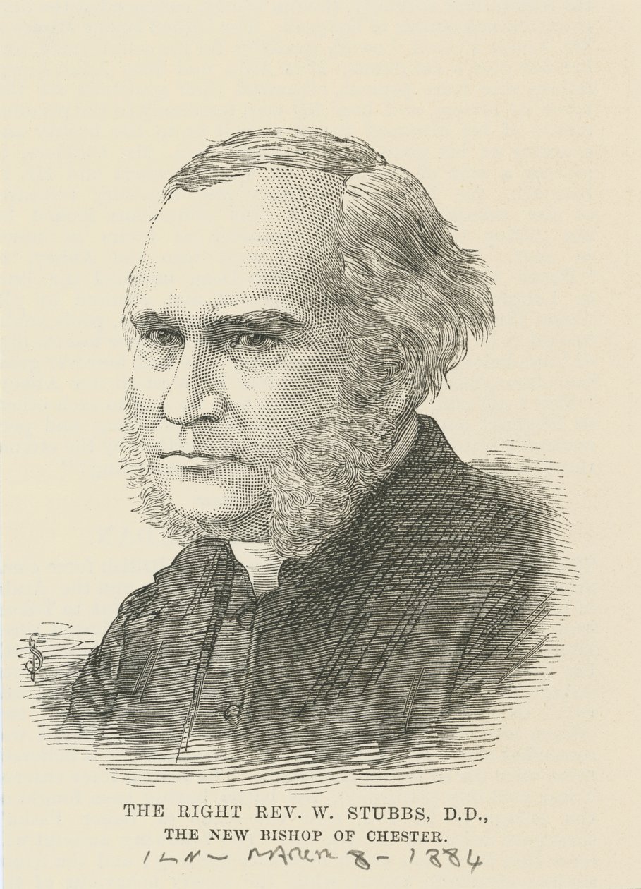 The Right Reverend William Stubbs by English School