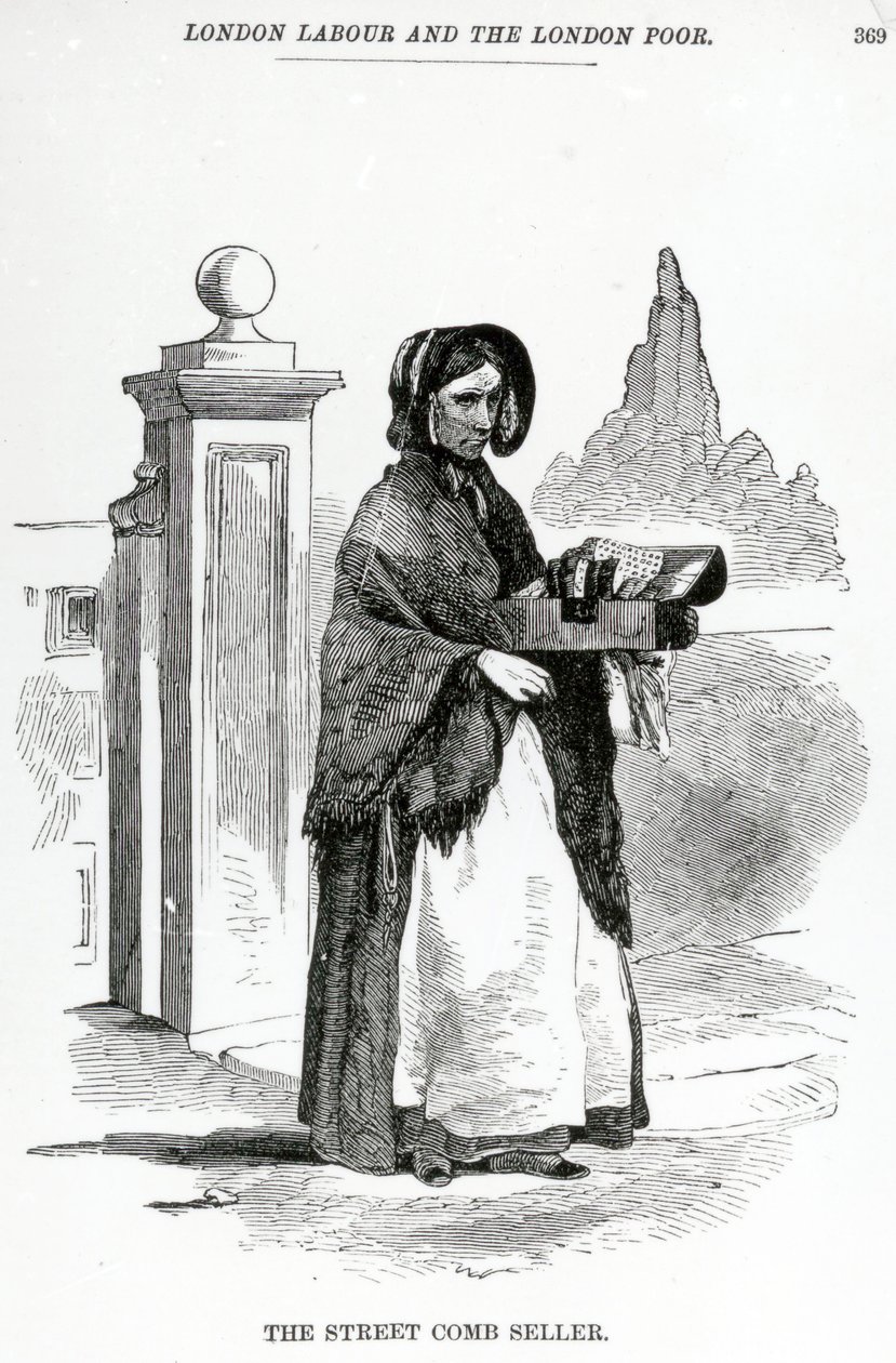 The Street Comb Seller, c.1840 by English School