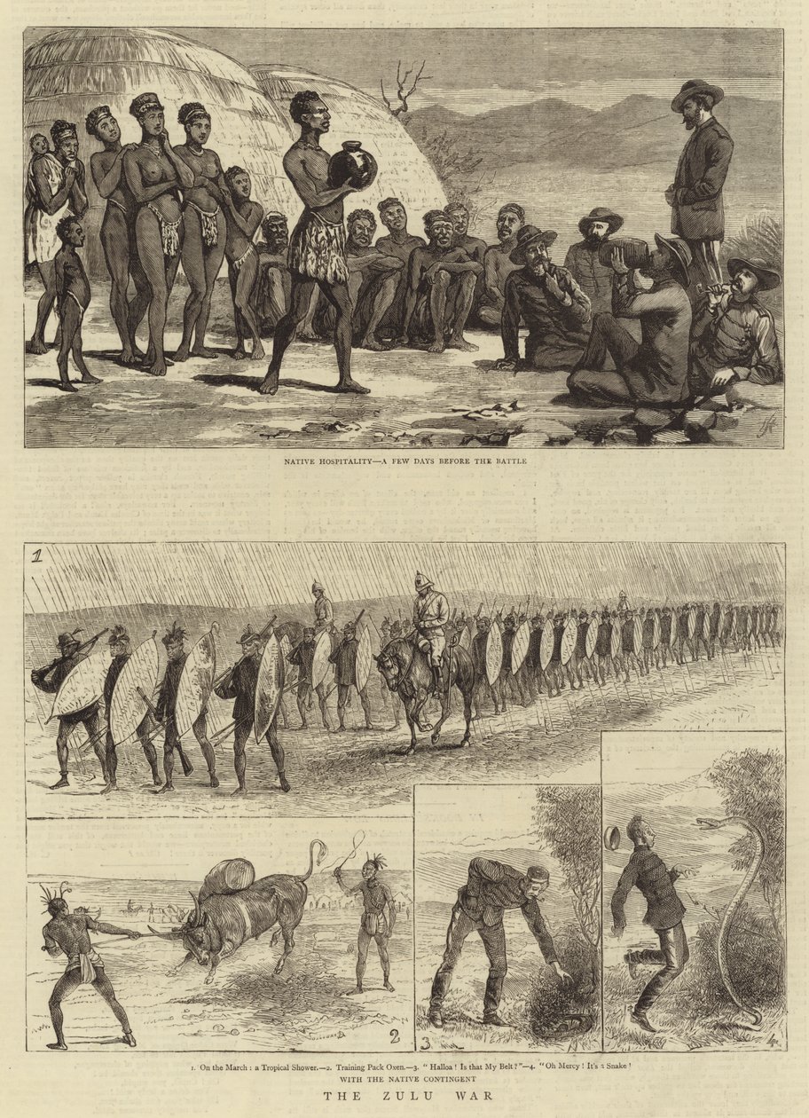 The Zulu War by English School