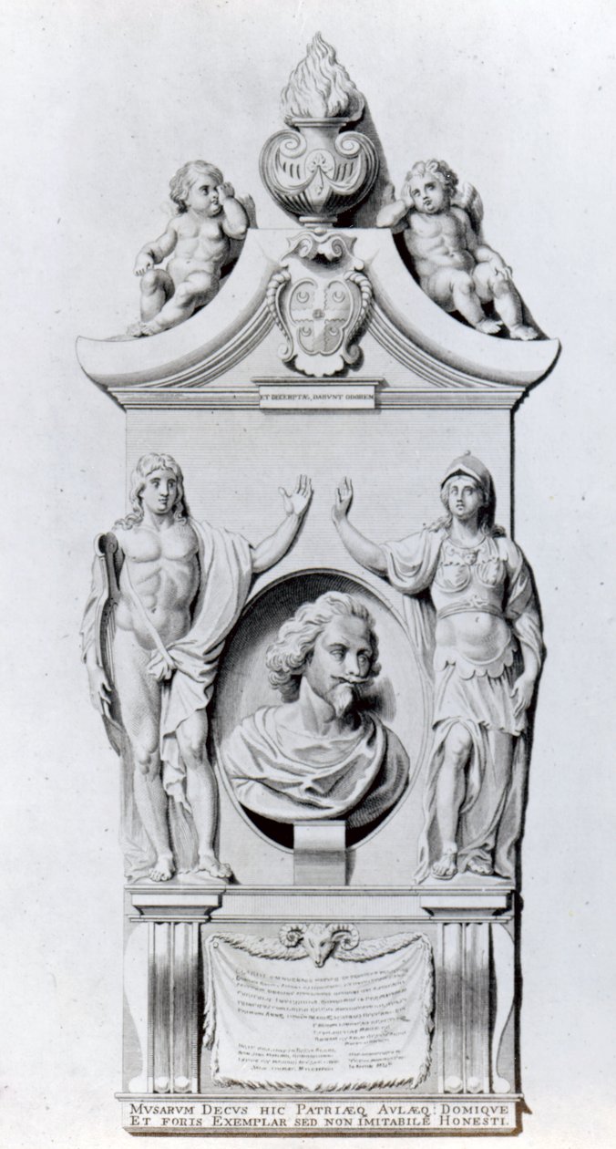 The Monument of Sir Robert Ayton by English School