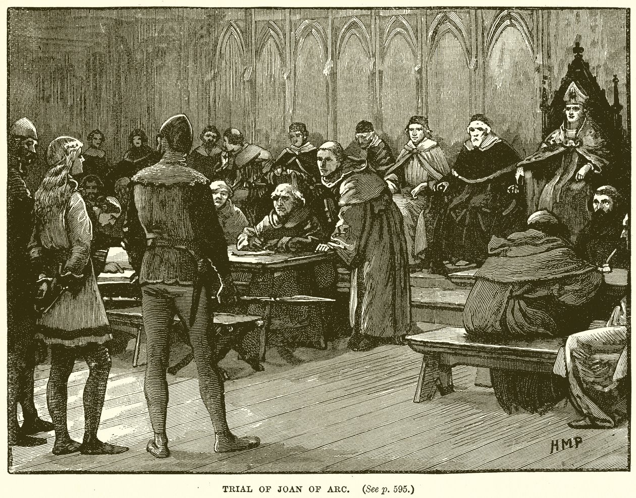 Trial of Joan of Arc by English School