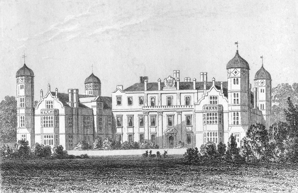 View of Cobham Hall by English School