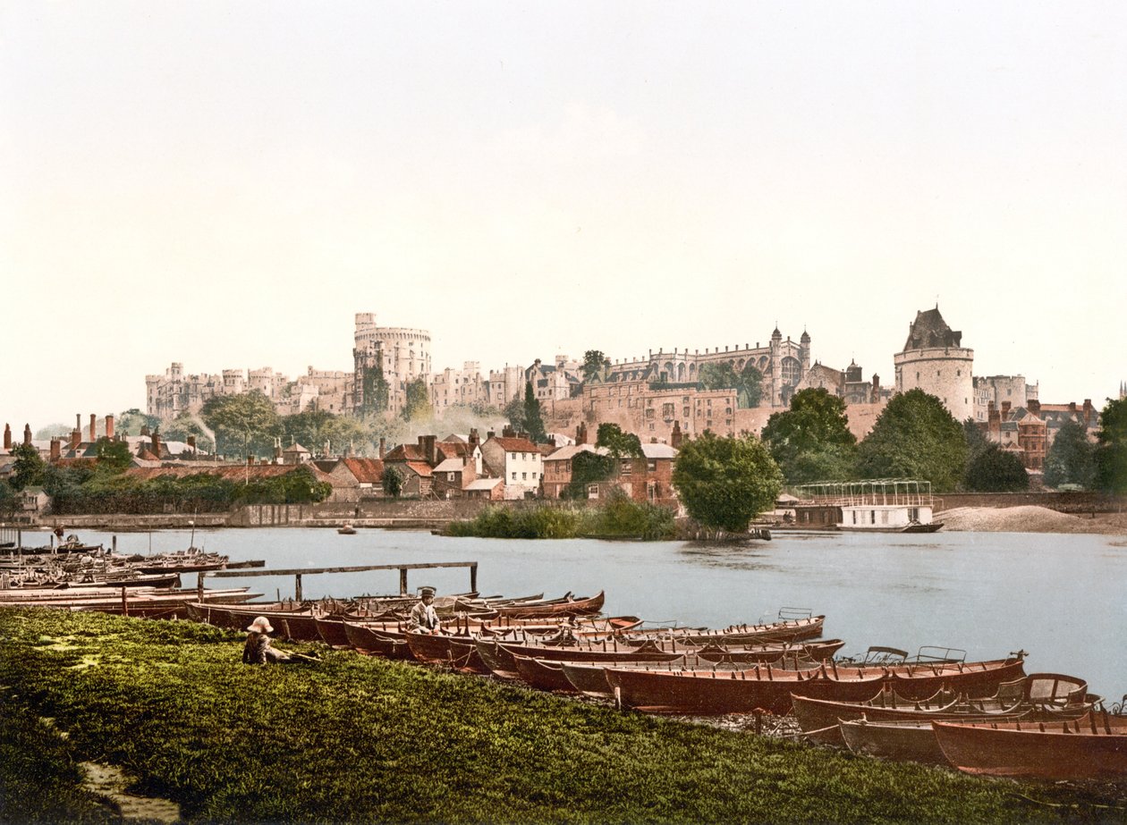 View of Windsor by English School