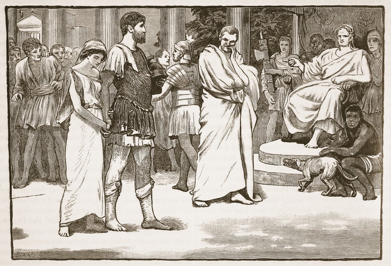 Virginia in the Forum by English School