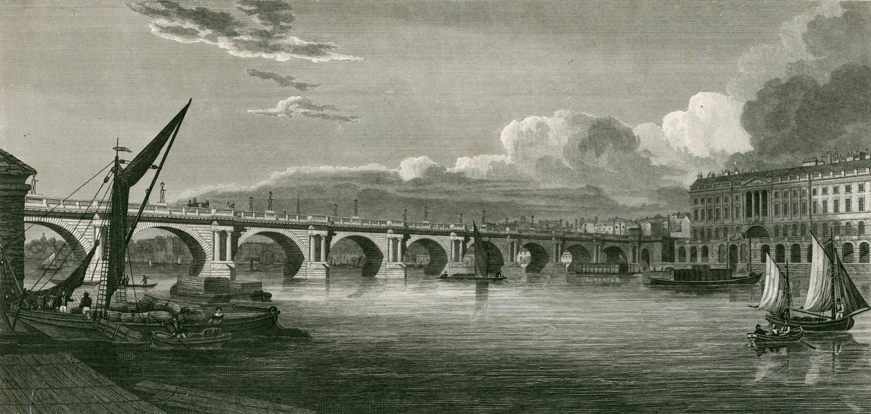 Waterloo Bridge, London by English School