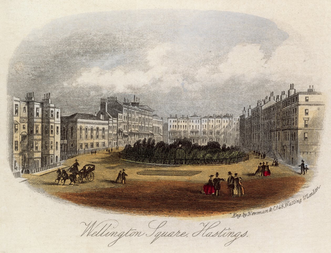 Wellington Square in Hastings by English School