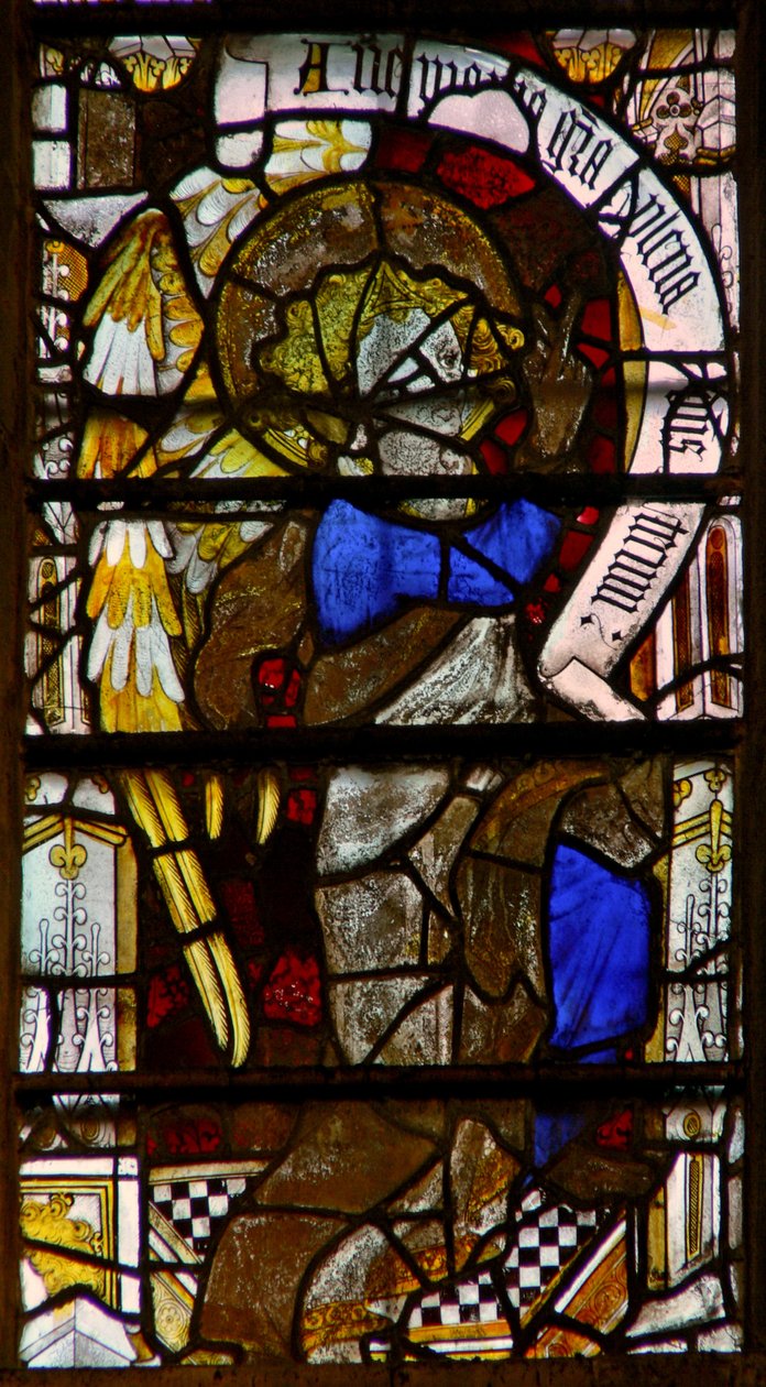 Window depicting the Annunciation by English School
