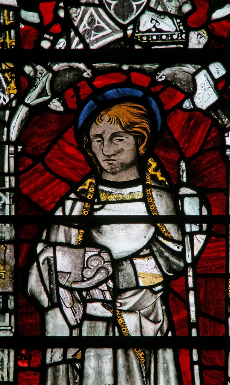 Window depicting St Margaret by English School