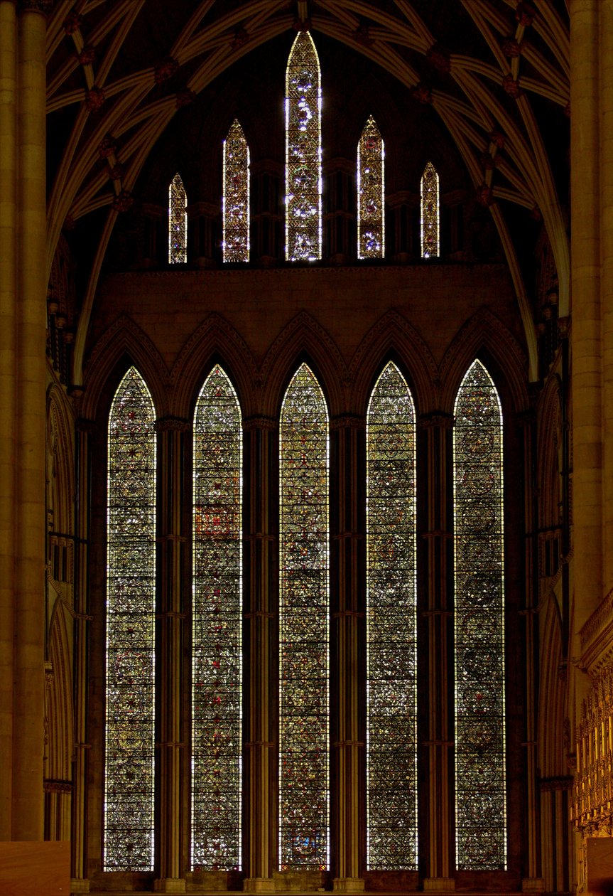 Window depicting grisaille by English School