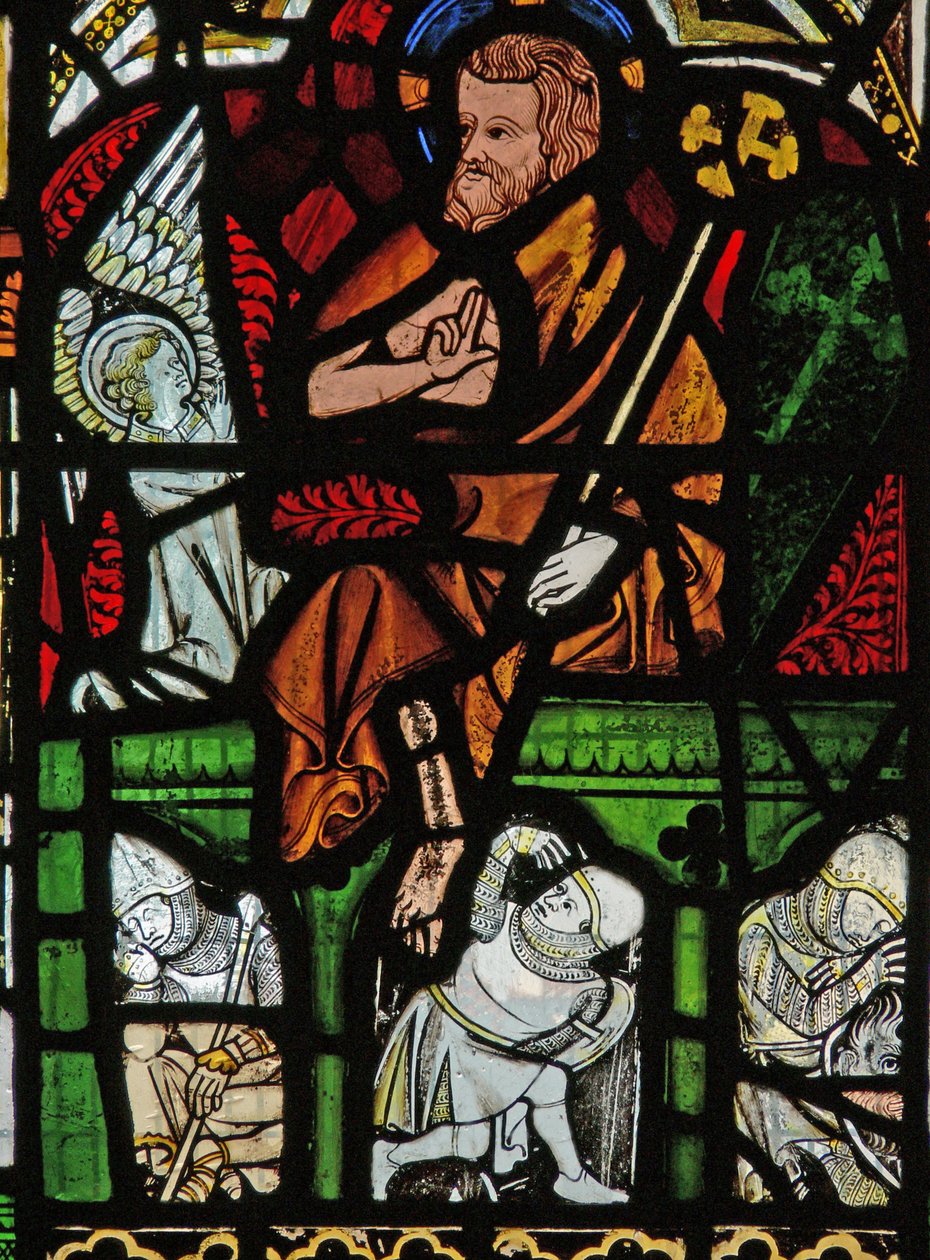 Window N2 depicting the Resurrection by English School