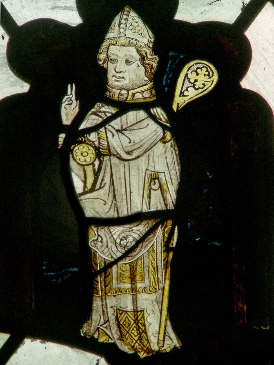 Window N4 depicting a bishop by English School