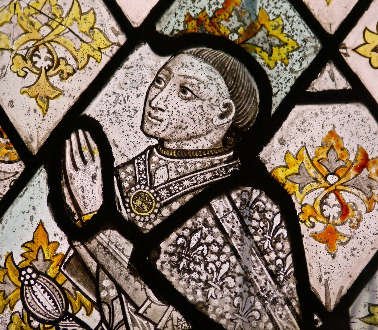 Window depicting Robert Fitz Ellis by English School