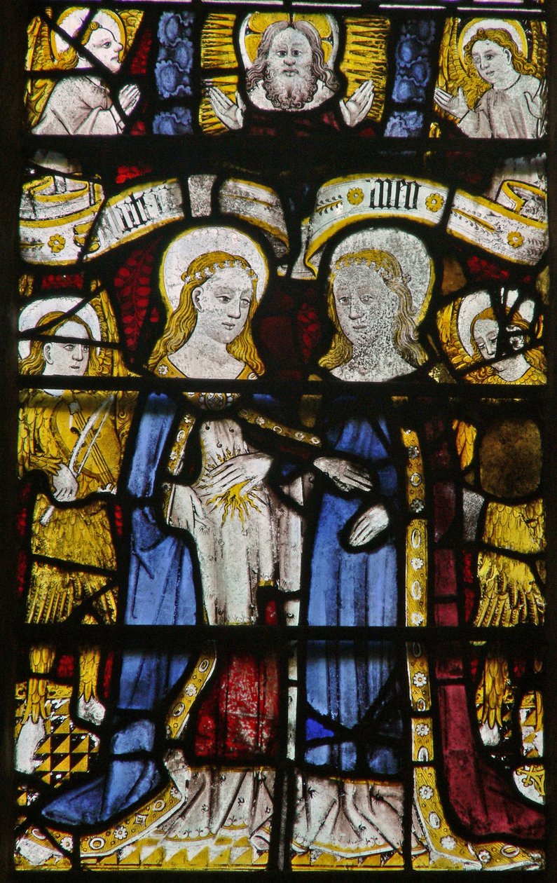 Window depicting the Visitation by English School