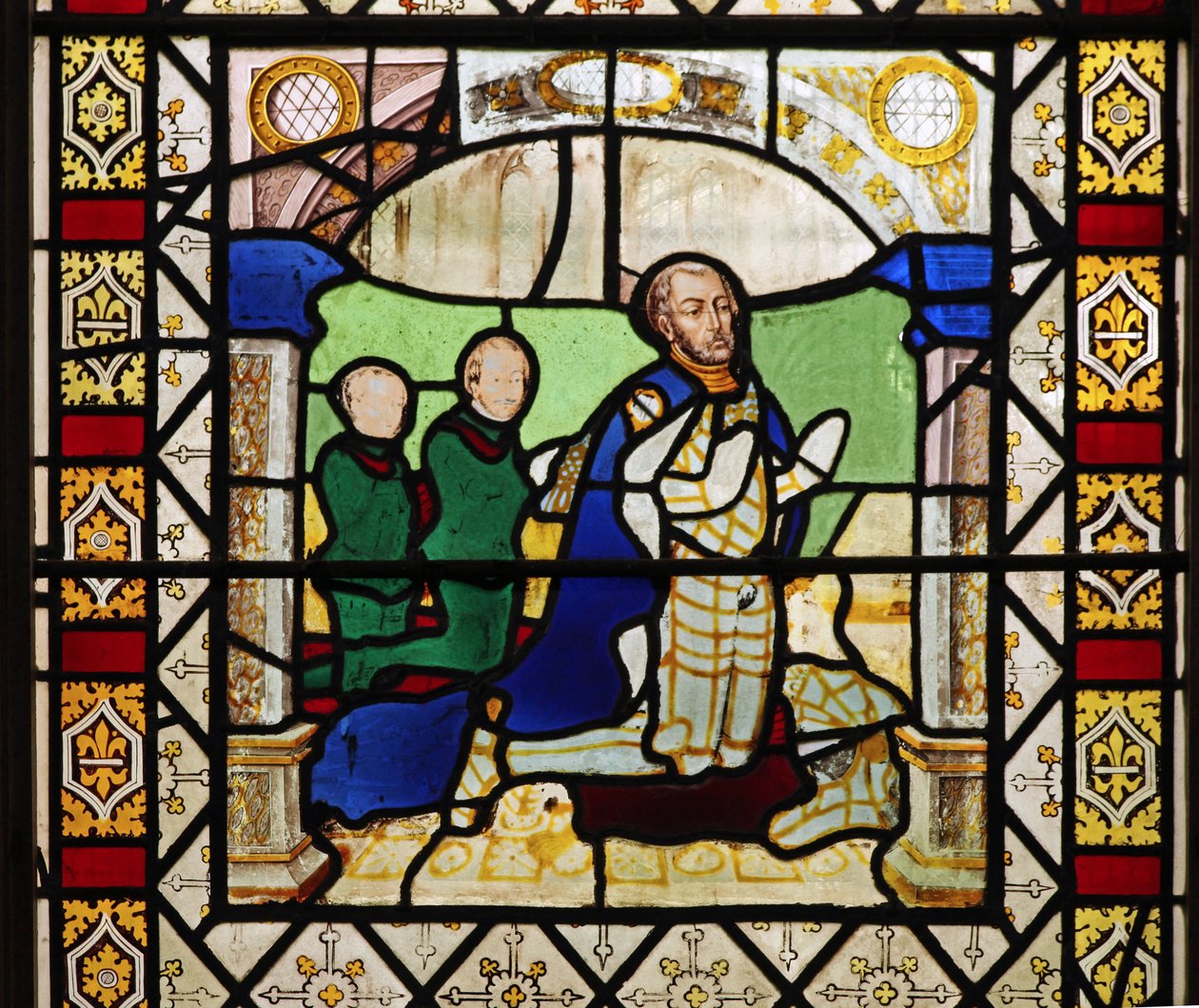 Window 2 depicting donors - Pembroke by English School