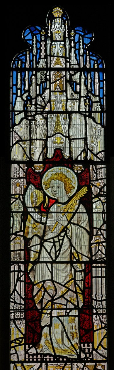Window S3 depicting St John by English School