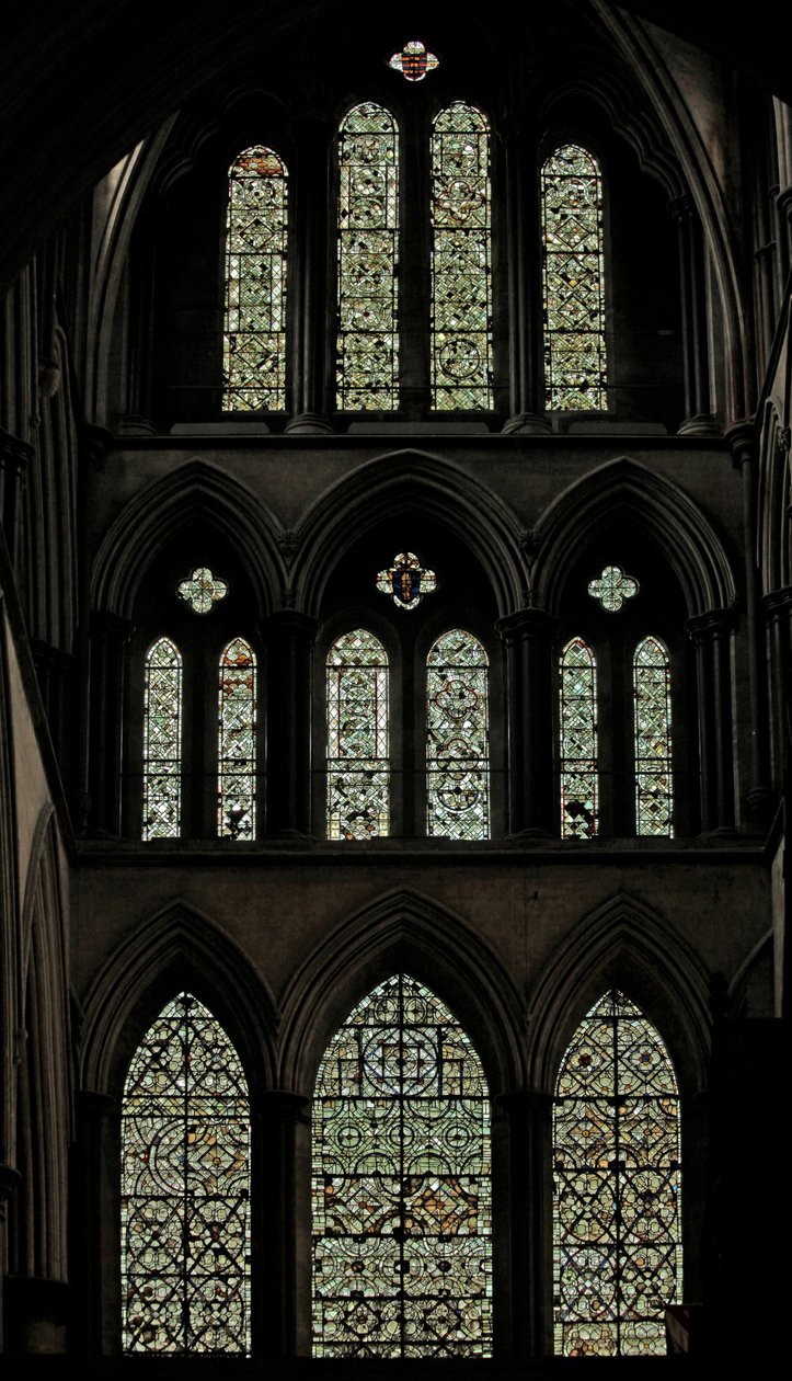 Window depicting grisaille by English School
