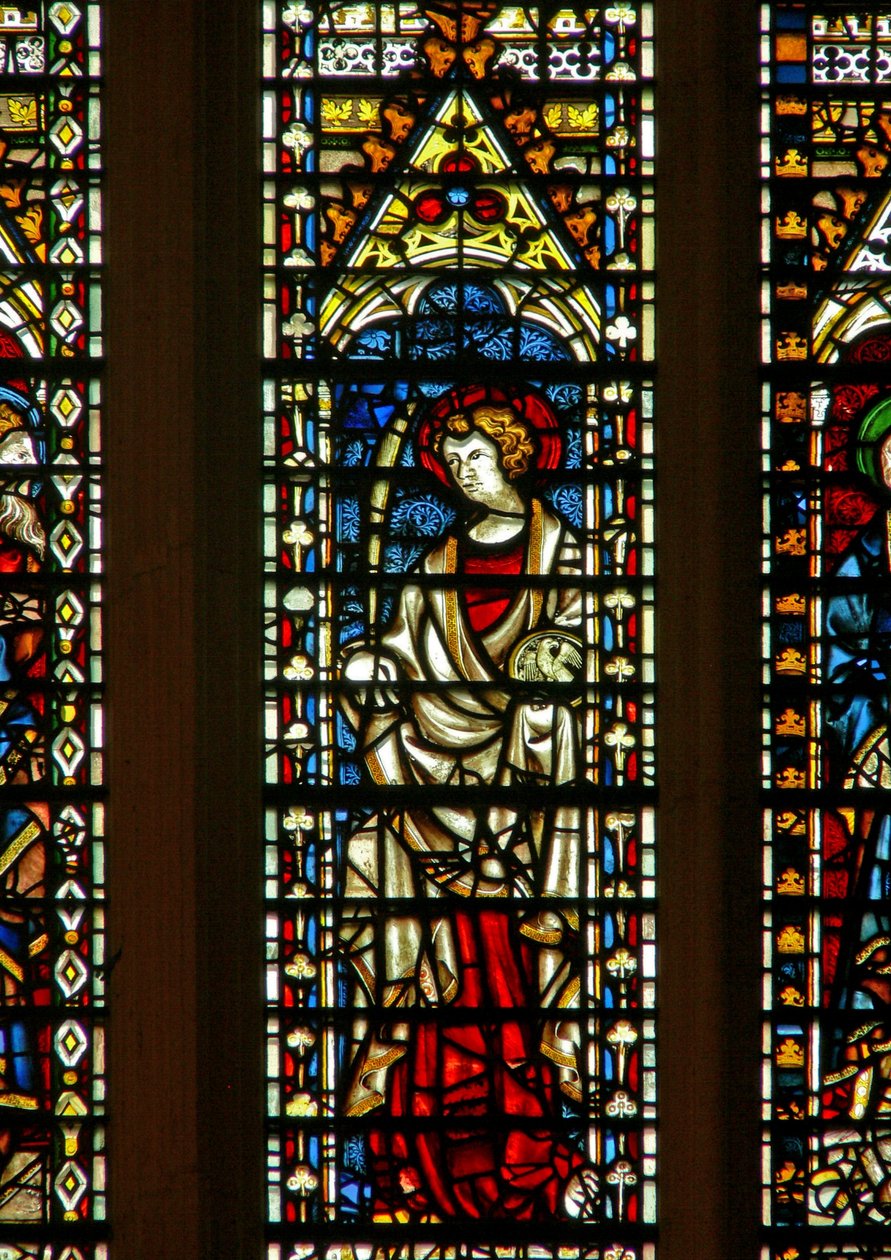 Window Ww depicting St John by English School