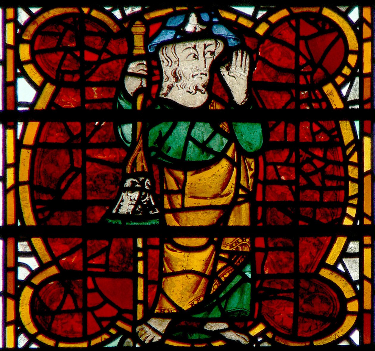Window depicting St James by English School