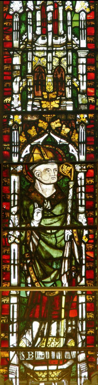 Window depicting St. Blaise by English School