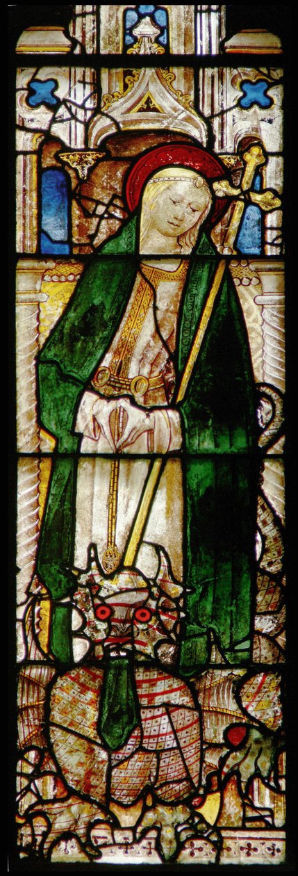 Window depicting St. Margaret by English School