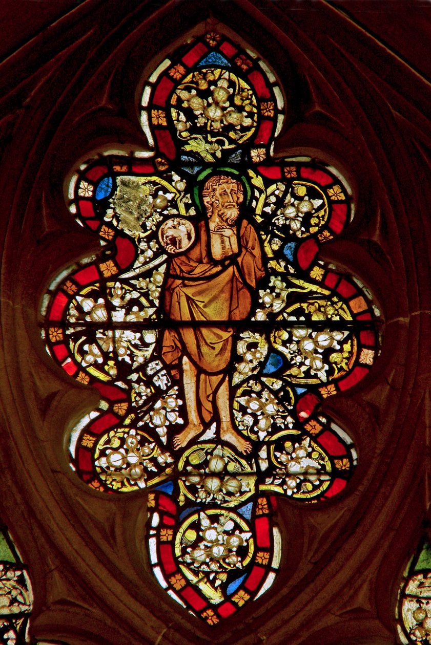 Window 11 depicting St John the Baptist by English School