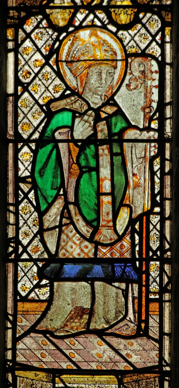 Window 4 depicting St Patrick by English School