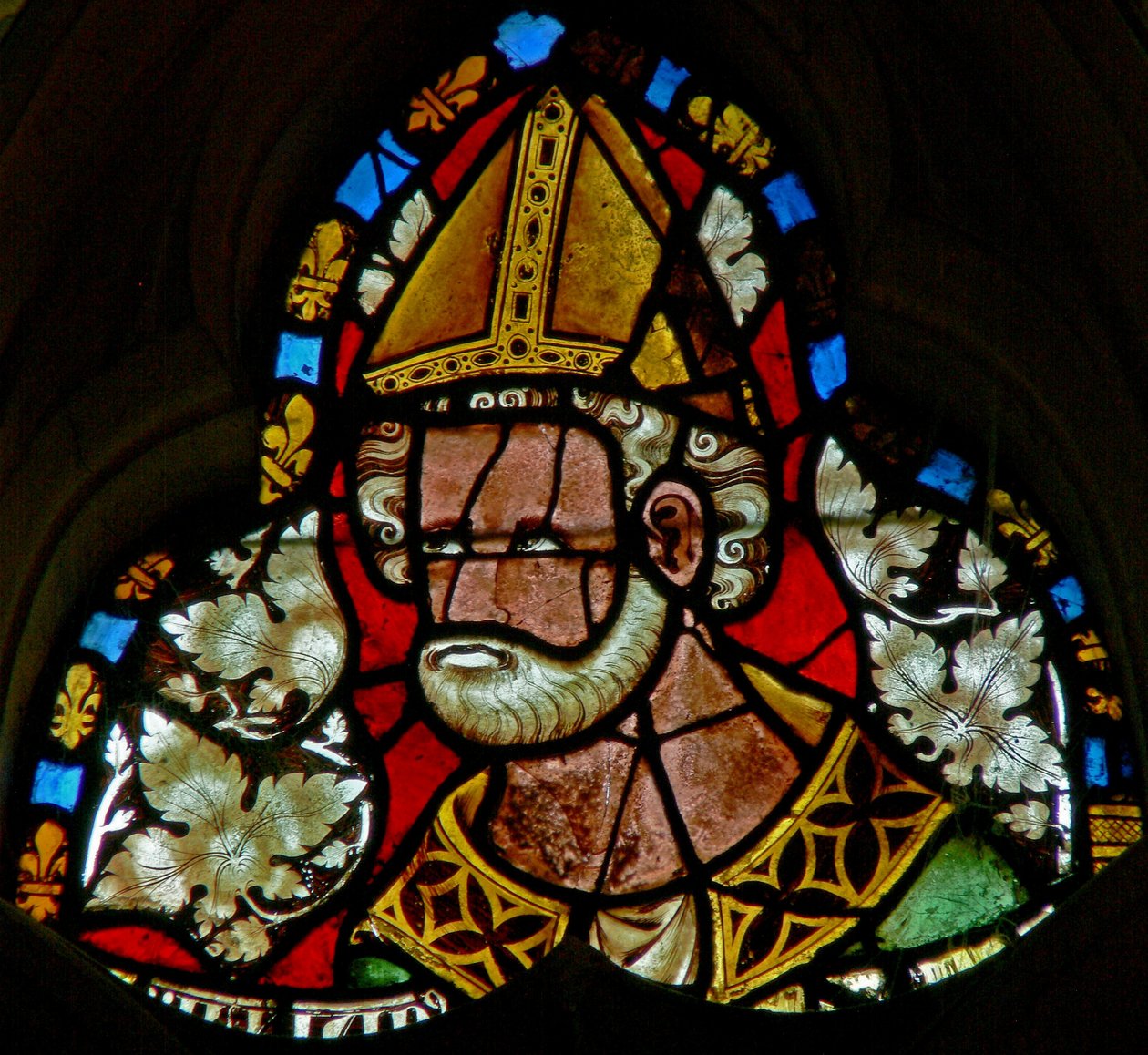 Window 2 depicting St Julian by English School