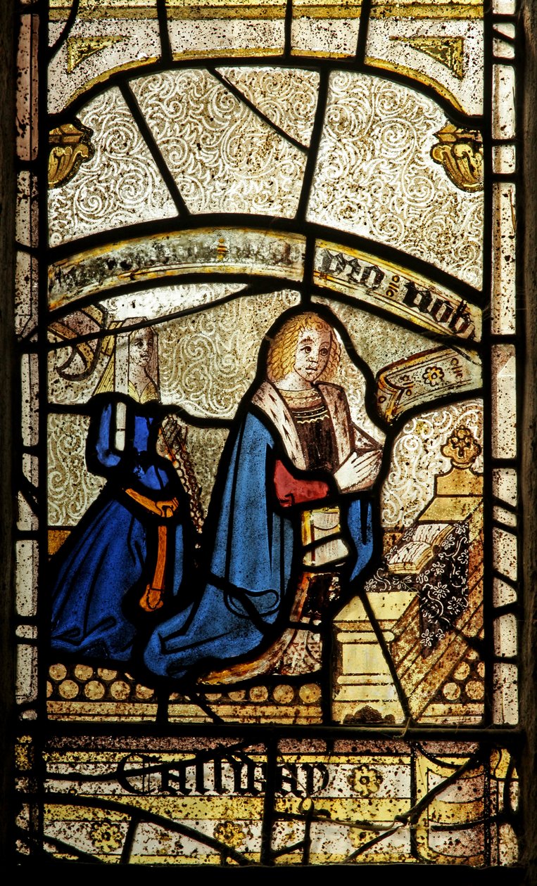 Window depicting donors - Calloway by English School