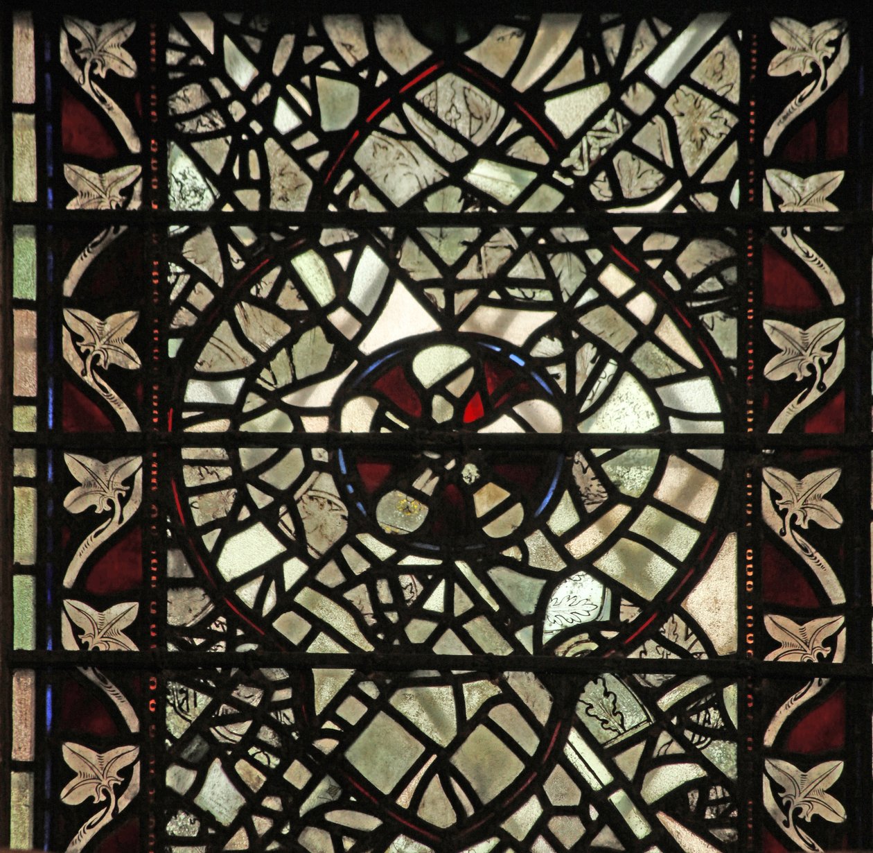 Window W58 depicting grisaille by English School
