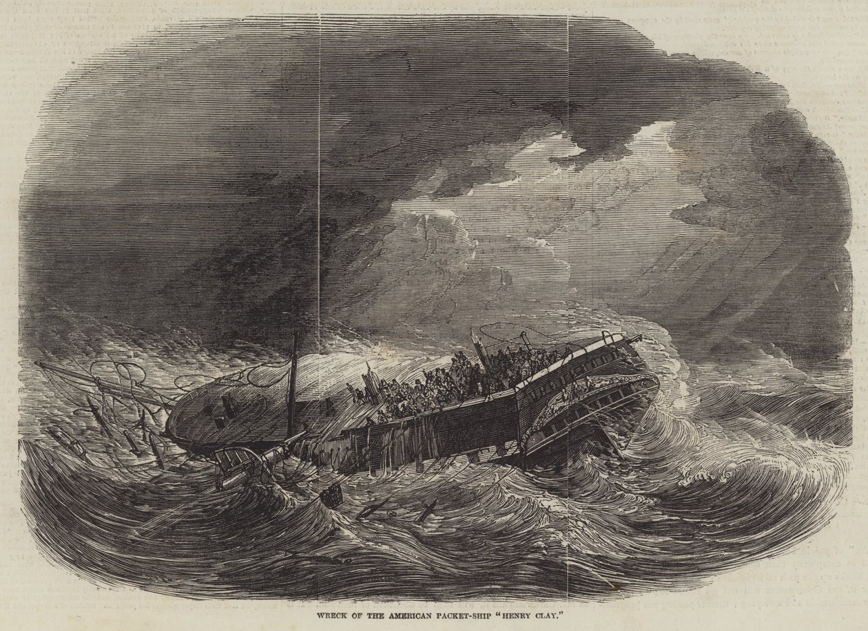 Wreck of the American Packet-Ship 