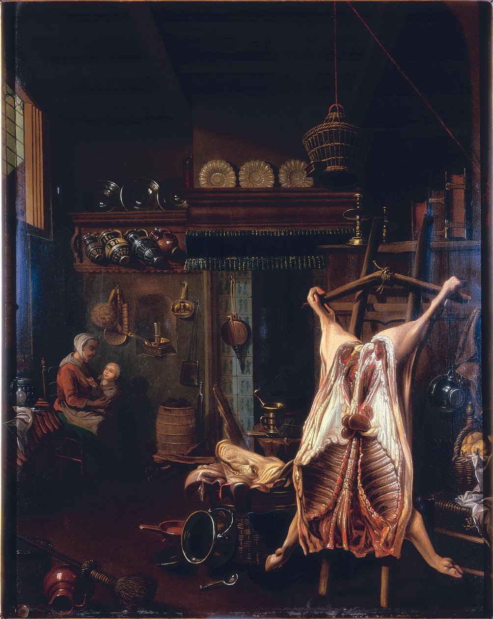 Interior with Carcass by English School English School