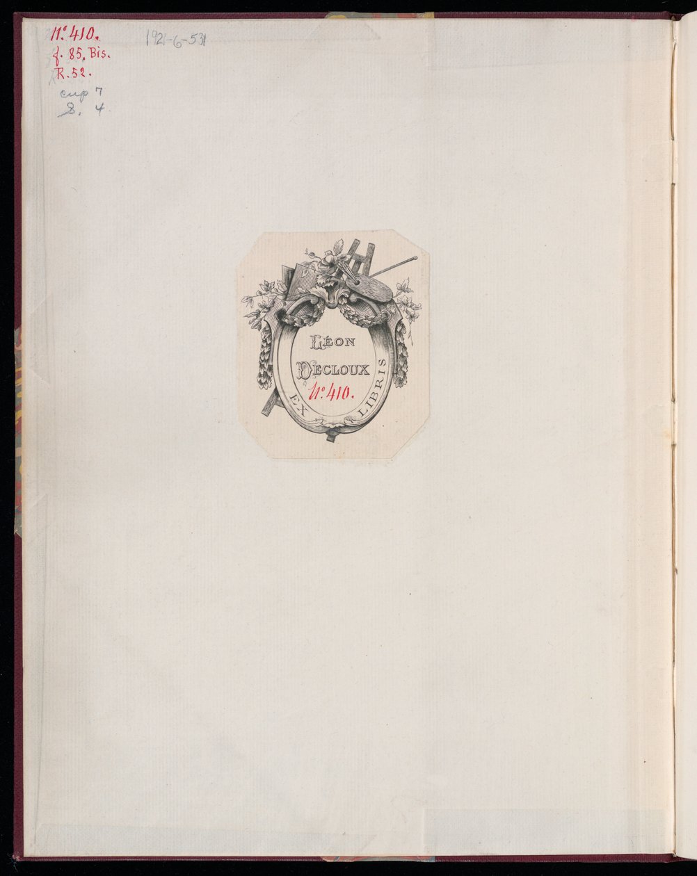 Album, Book of Trophy by Francois Antoine Aveline