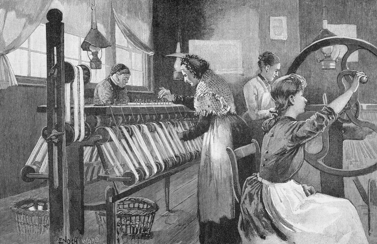 Spitalfields Silk Weavers by Enoch Ward