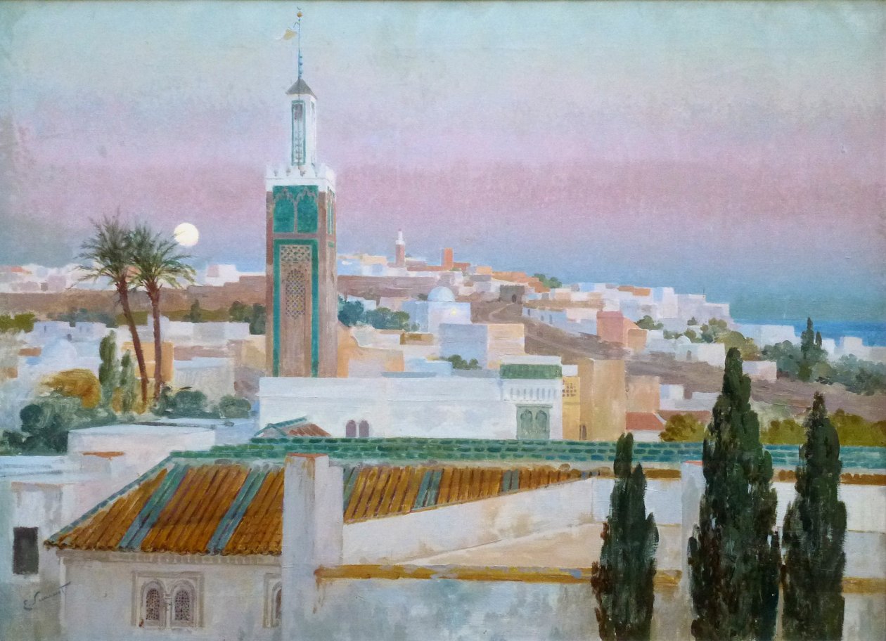 Tangier at Dusk by Enrique Simonet